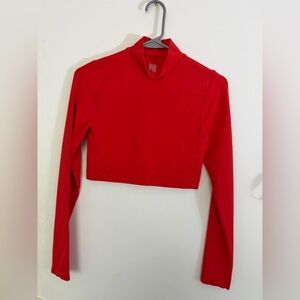 Garage Long Sleeve Crop Top